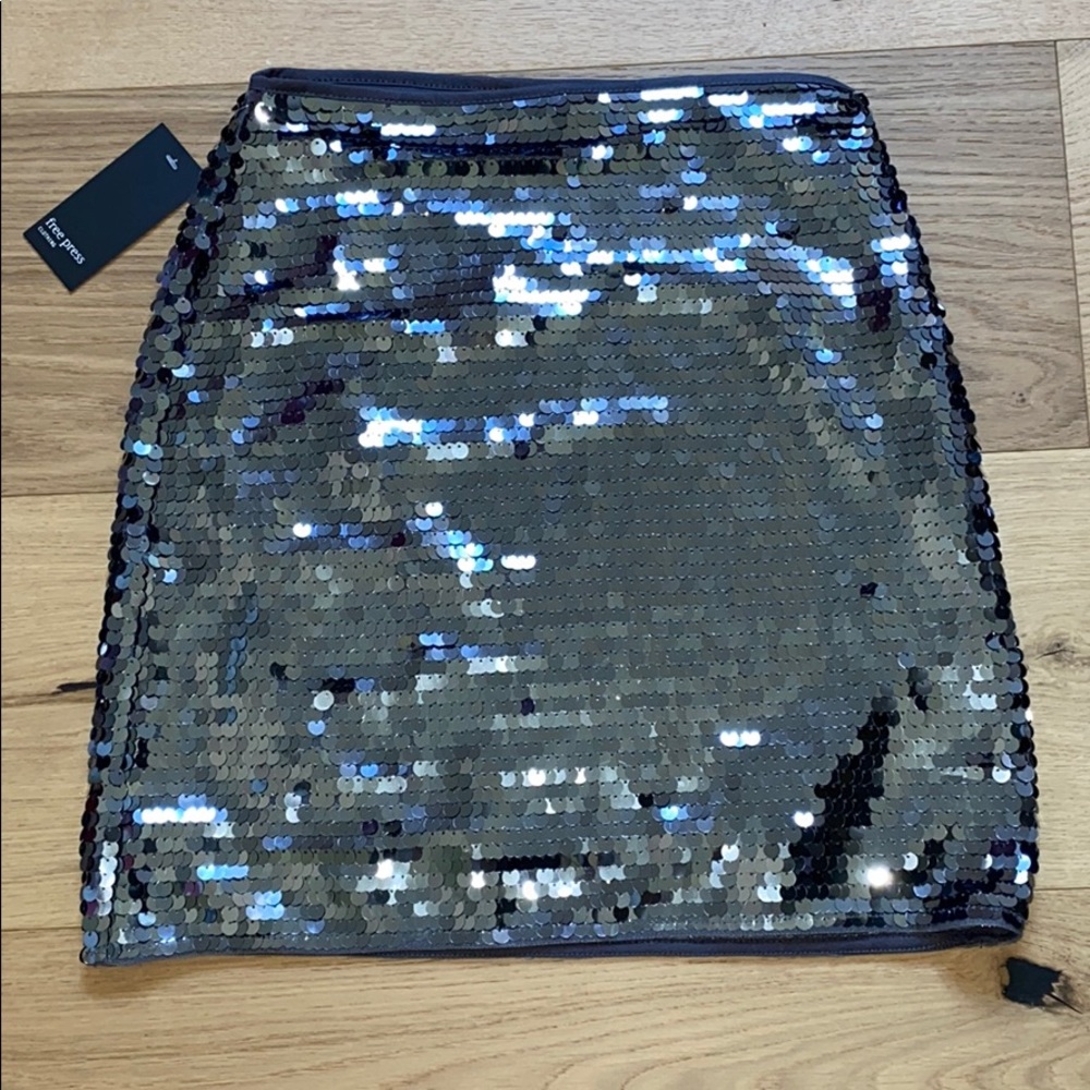 free press sequin skirt